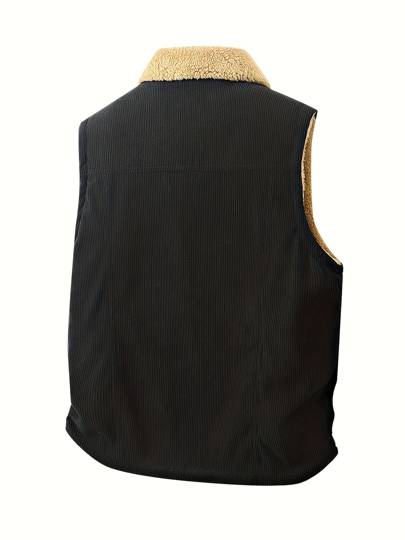 Kordweste mit Sherpa-Kragen für Herren