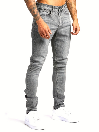 Schmal geschnittene Denim Jeans für Herren