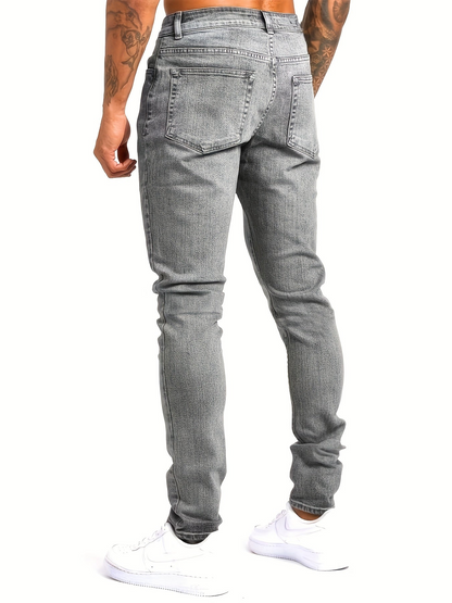 Schmal geschnittene Denim Jeans für Herren