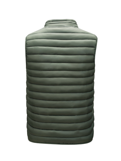 Gestepptе Weste mit Stehkragen für Herren