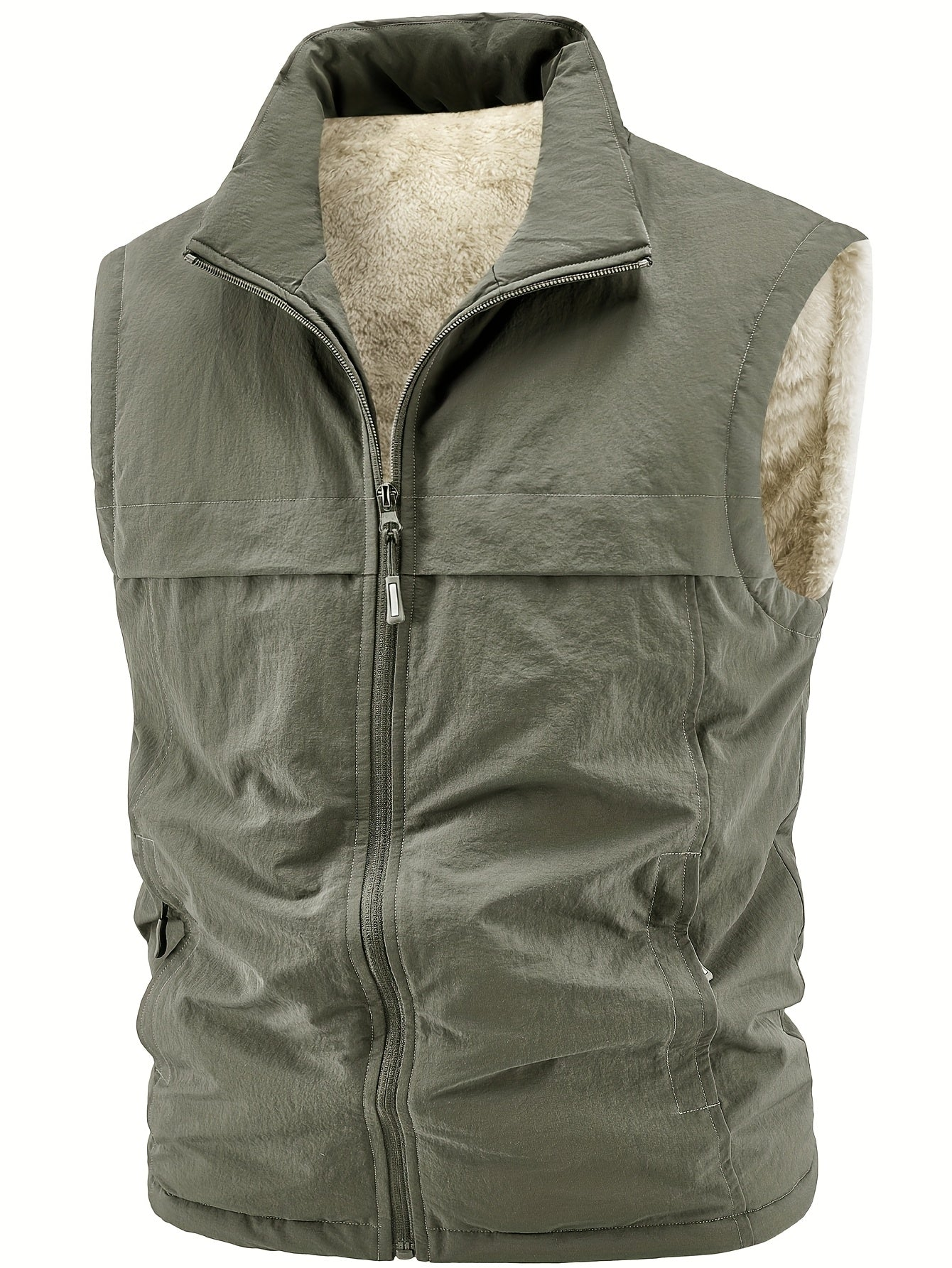Ärmellose Weste mit Vliesfutter für Herren