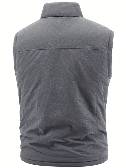 Ärmellose Weste mit Vliesfutter für Herren