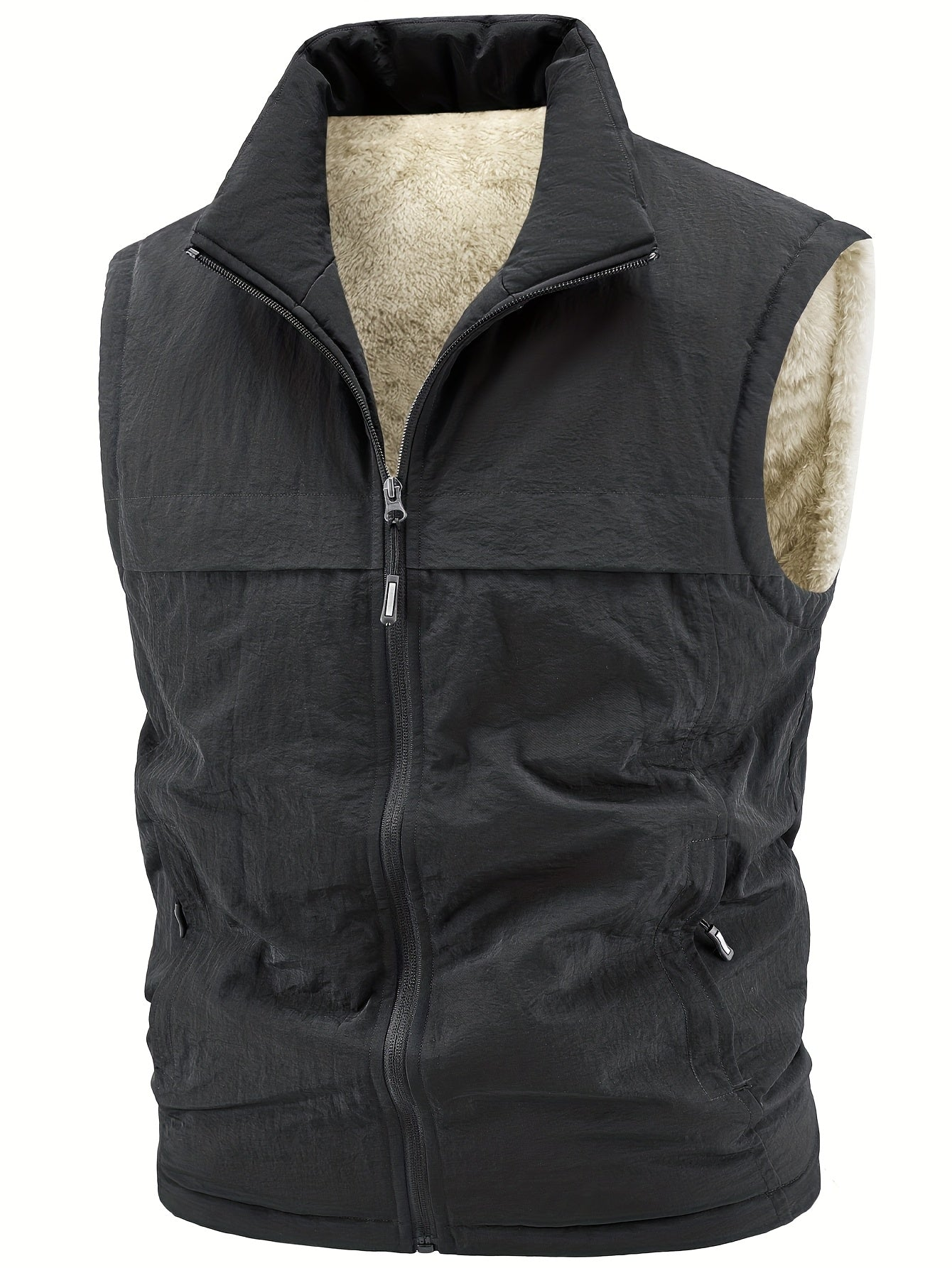 Ärmellose Weste mit Vliesfutter für Herren